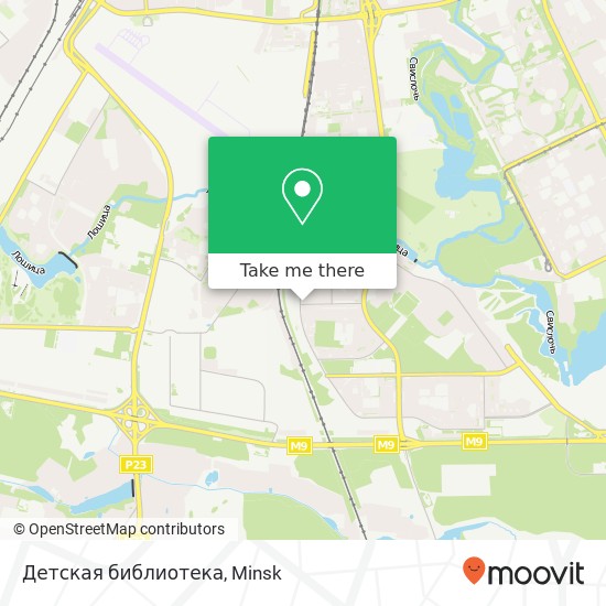 Детская библиотека map