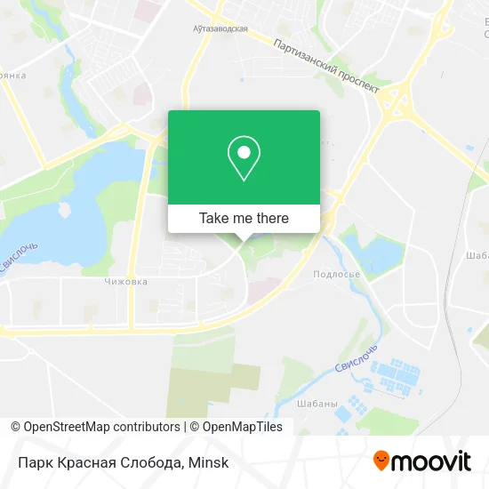 Парк Красная Слобода map