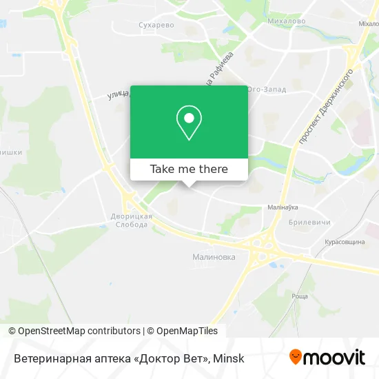 Ветеринарная аптека «Доктор Вет» map
