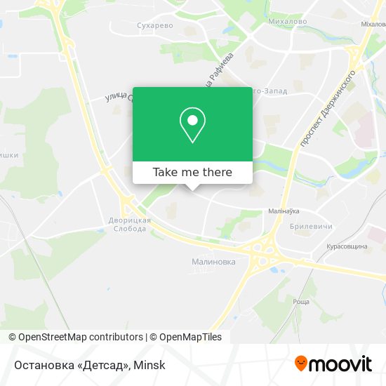 Остановка «Детсад» map