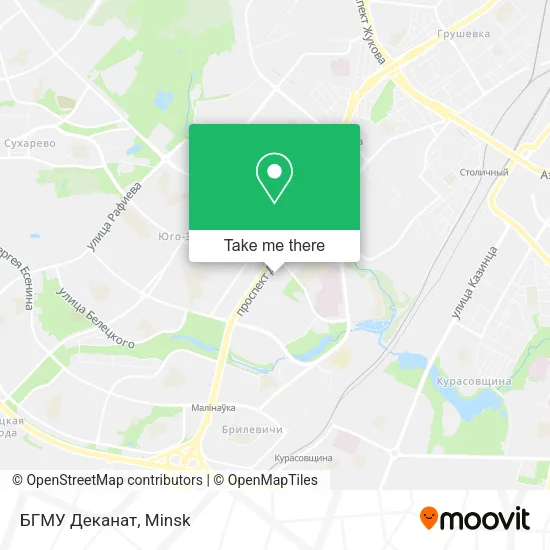 БГМУ Деканат map