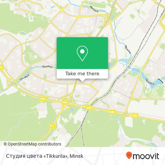 Студия цвета «Tikkurila» map