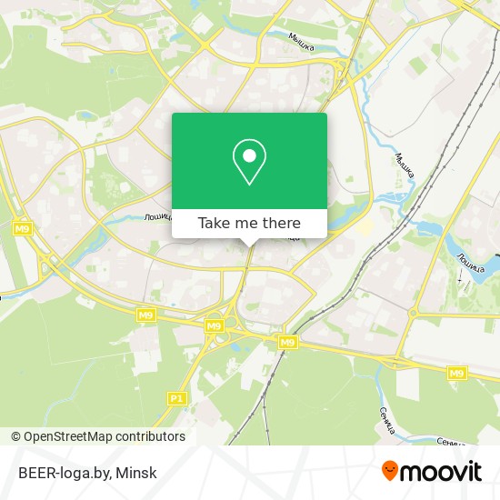 BEER-loga.by map
