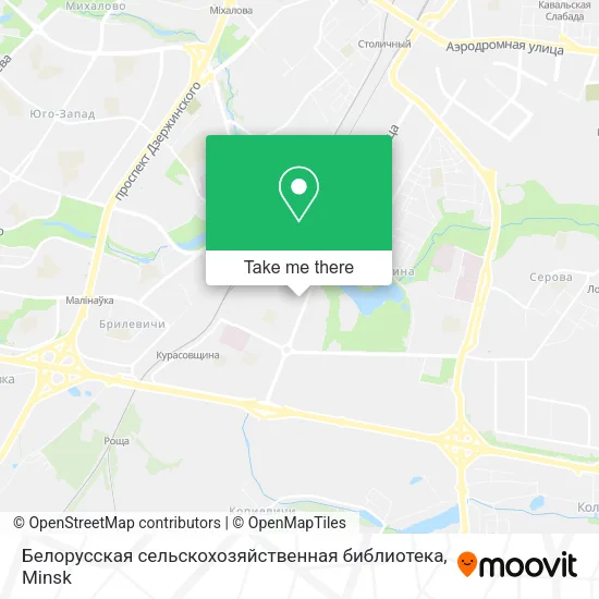 Белорусская сельскохозяйственная библиотека map