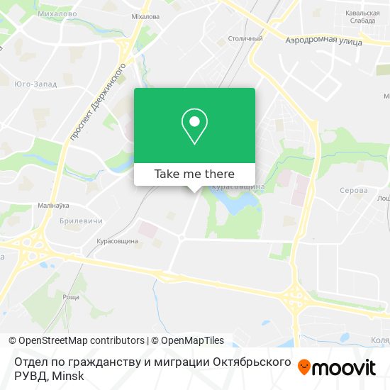 Отдел по гражданству и миграции Октябрьского РУВД map