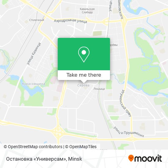 Остановка «Универсам» map