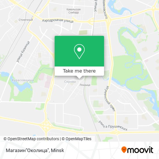 Магазин"Околица" map