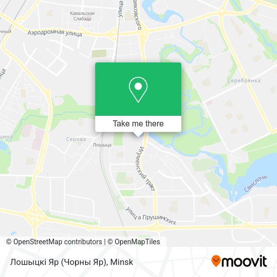 Лошыцкі Яр (Чорны Яр) map