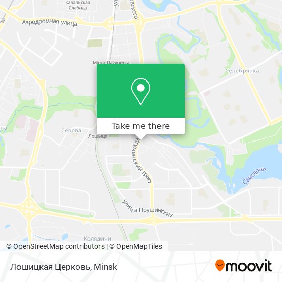 Лошицкая Церковь map