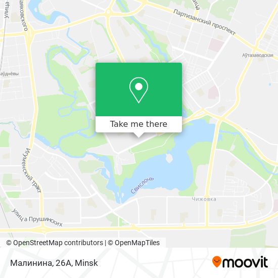 Малинина, 26А map