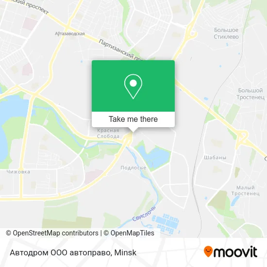 Автодром ООО автоправо map