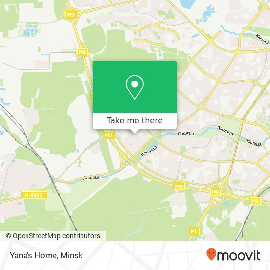 Yana's Home map