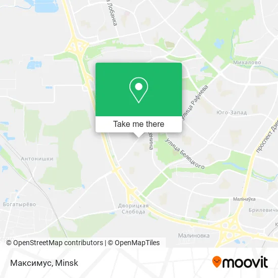 Максимус map