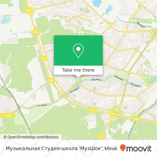 Музыкальная Студия-школа "МузШок" map