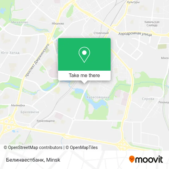 Белинвестбанк map