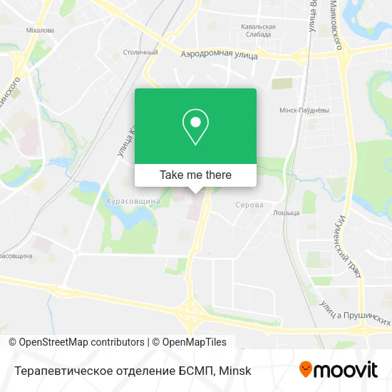 Терапевтическое отделение БСМП map