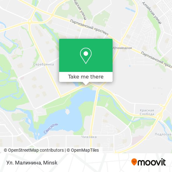 Ул. Малинина map