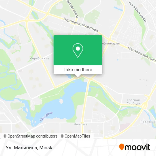 Ул. Малинина map