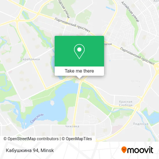 Кабушкина 94 map