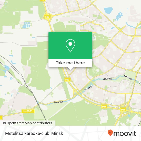 Metelitsa karaoke-club map