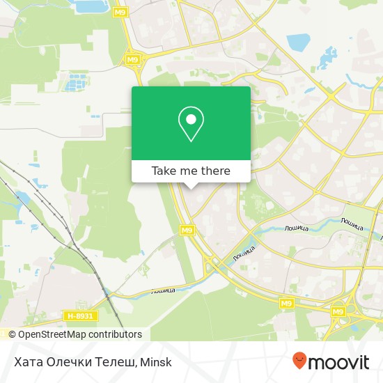 Хата Олечки Телеш map