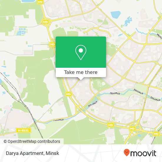 Darya Apartment map