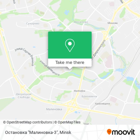 Остановка "Малиновка-3" map
