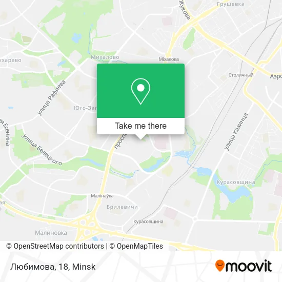 Любимова, 18 map