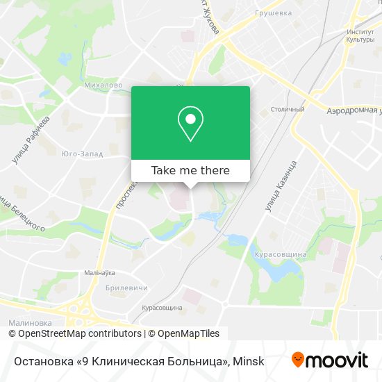 Остановка «9 Клиническая Больница» map