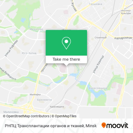 РНПЦ Трансплантации органов и тканей map