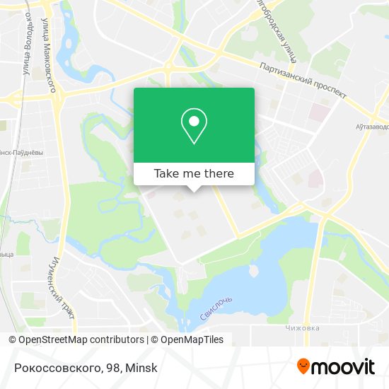 Рокоссовского, 98 map