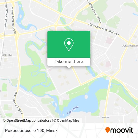 Рокоссовского 100 map