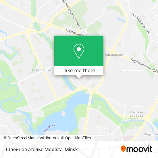 Швейное ателье Modista map