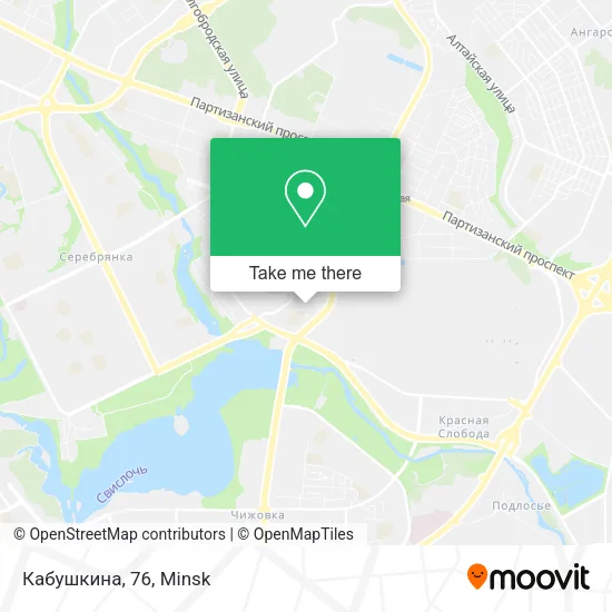 Кабушкина, 76 map