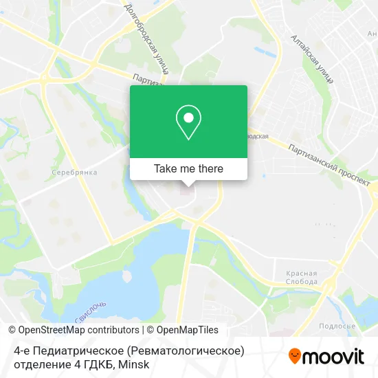 4-е Педиатрическое (Ревматологическое) отделение 4 ГДКБ map