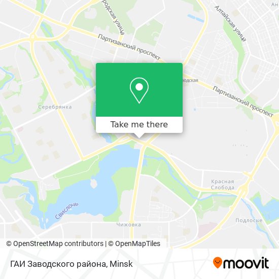 ГАИ Заводского района map