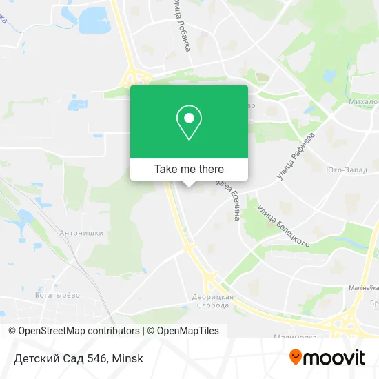 Детский Сад 546 map