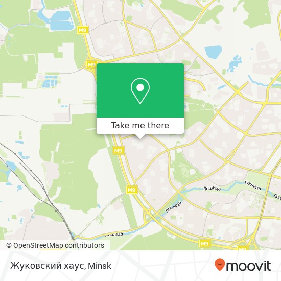 Жуковский хаус map
