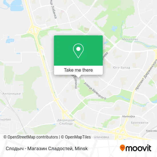 Слодыч - Магазин Сладостей map