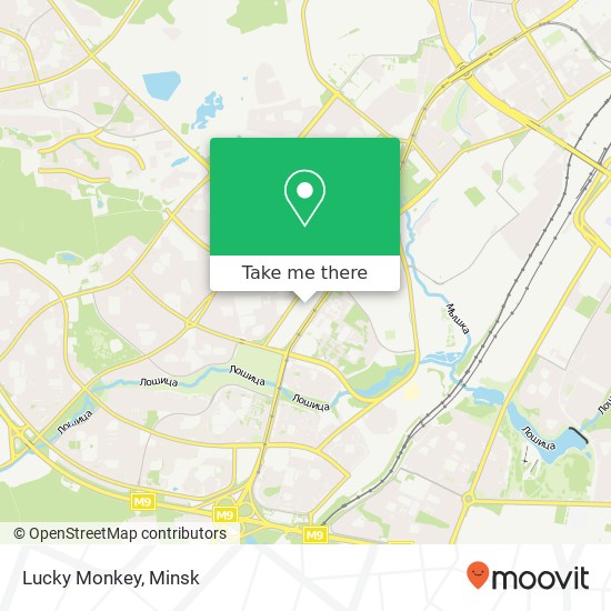 Lucky Monkey map