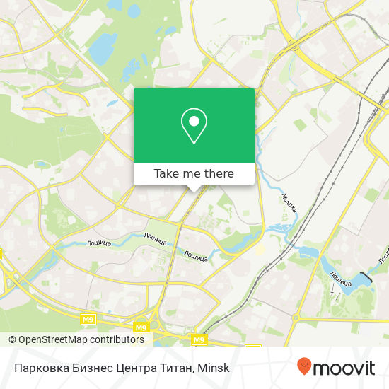 Парковка Бизнес Центра Титан map