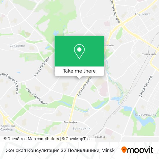 Женская Консультация 32 Поликлиники map