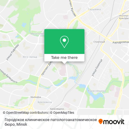Городское клиническое патологоанатомическое бюро map