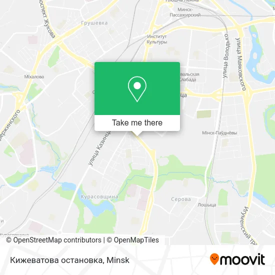 Кижеватова остановка map