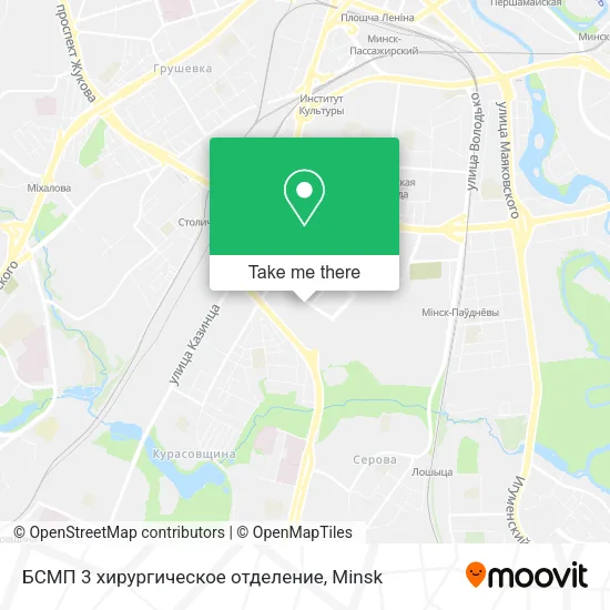 БСМП 3 хирургическое отделение map