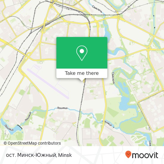 ост. Минск-Южный map