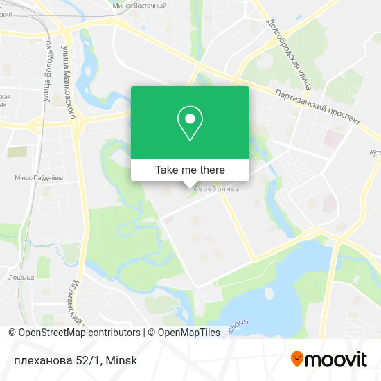 плеханова 52/1 map