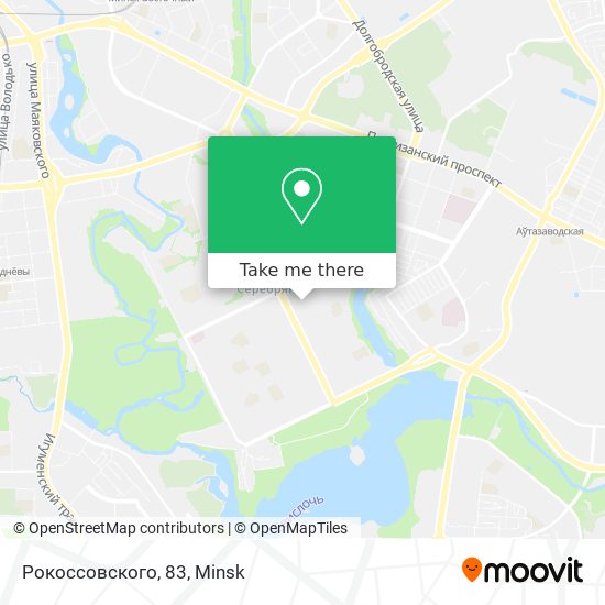 Рокоссовского, 83 map