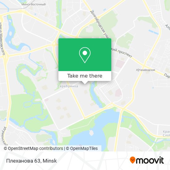 Плеханова 63 map