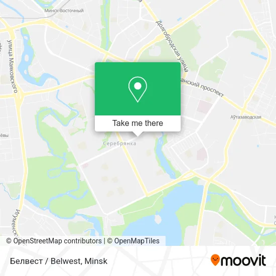 Белвест / Belwest map